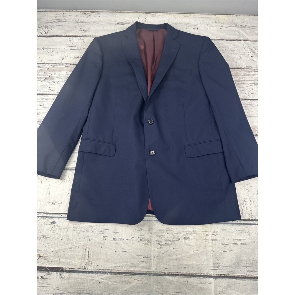 Brooks Brothers Brooksgate Regent Navy Wool Blazer Sport Coat 44L *flawed